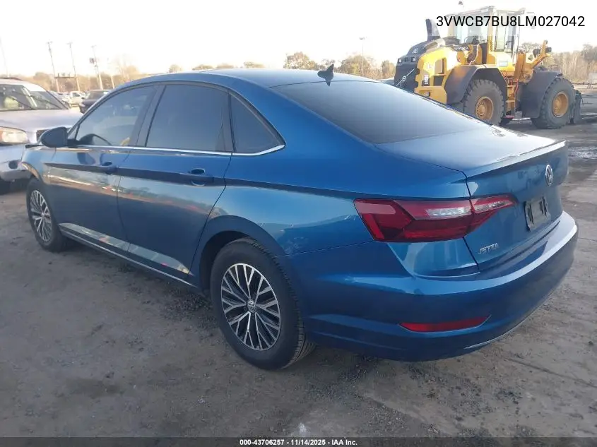 3VWCB7BU8LM027042 2020 Volkswagen Jetta 1.4T R-Line/1.4T S/1.4T Se