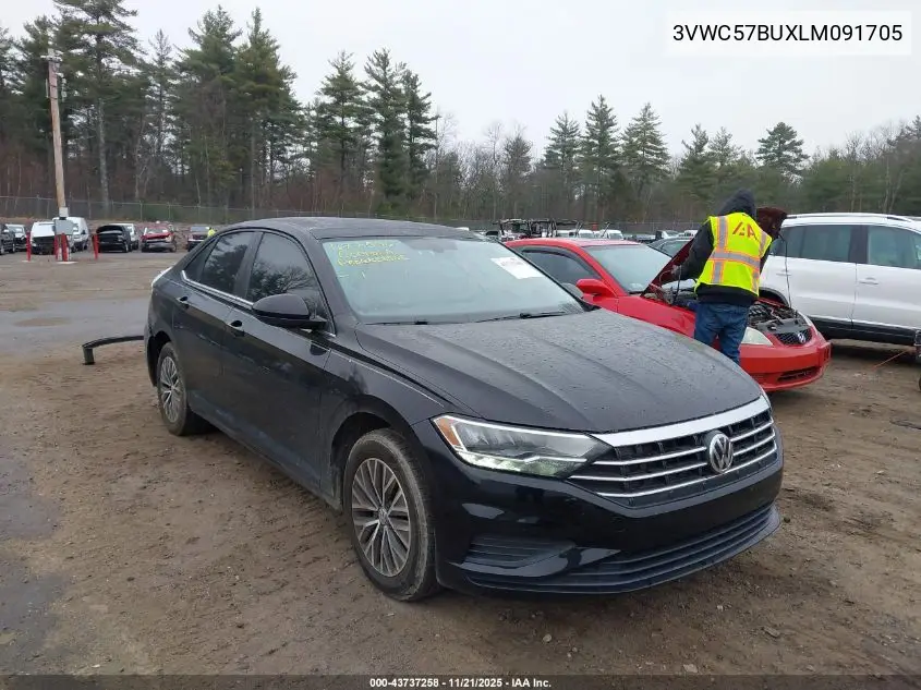 3VWC57BUXLM091705 2020 Volkswagen Jetta 1.4T R-Line/1.4T S/1.4T Se