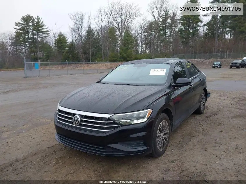 3VWC57BUXLM091705 2020 Volkswagen Jetta 1.4T R-Line/1.4T S/1.4T Se