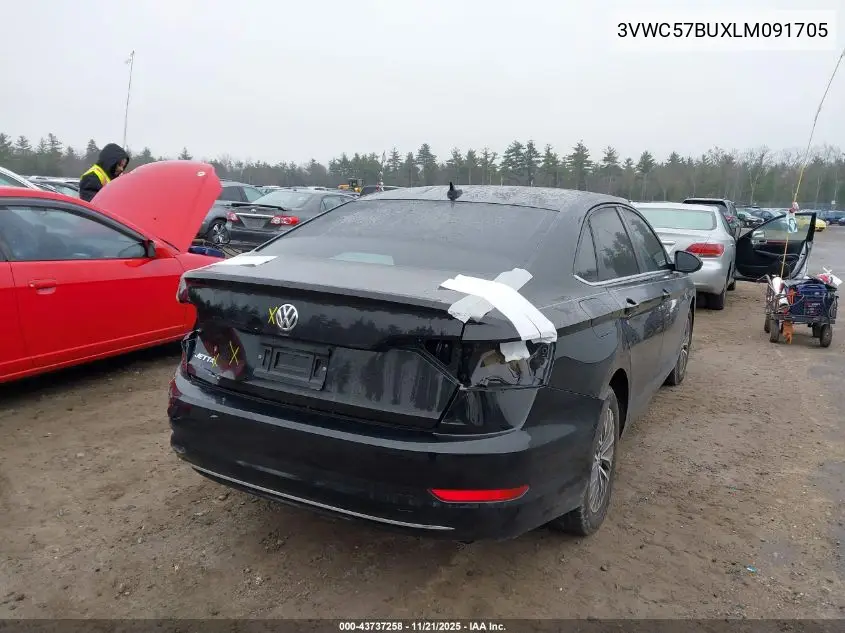 3VWC57BUXLM091705 2020 Volkswagen Jetta 1.4T R-Line/1.4T S/1.4T Se