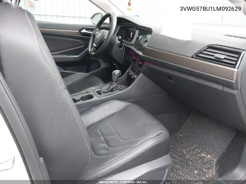 3VWG57BU1LM092629 2020 Volkswagen Jetta 1.4T Sel Premium
