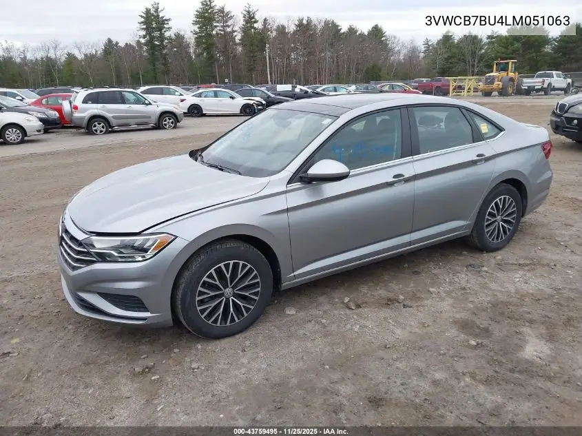 3VWCB7BU4LM051063 2020 Volkswagen Jetta 1.4T R-Line/1.4T S/1.4T Se