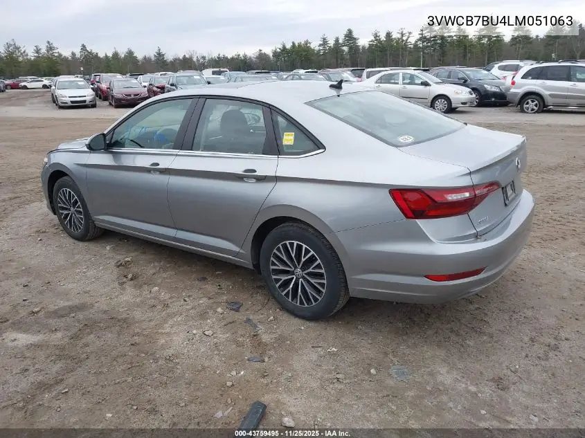 3VWCB7BU4LM051063 2020 Volkswagen Jetta 1.4T R-Line/1.4T S/1.4T Se