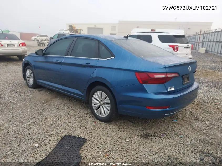 3VWC57BUXLM102721 2020 Volkswagen Jetta 1.4T R-Line/1.4T S/1.4T Se