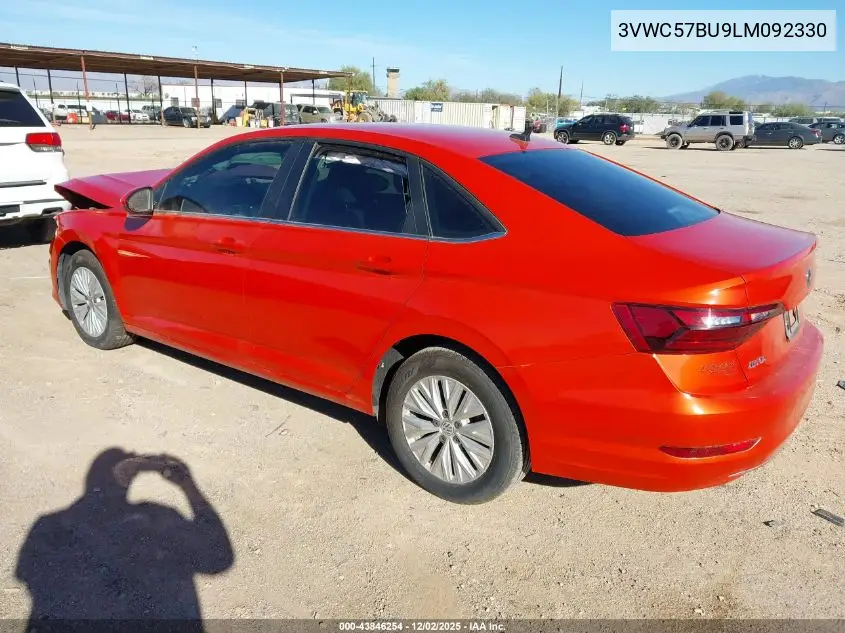3VWC57BU9LM092330 2020 Volkswagen Jetta 1.4T R-Line/1.4T S/1.4T Se