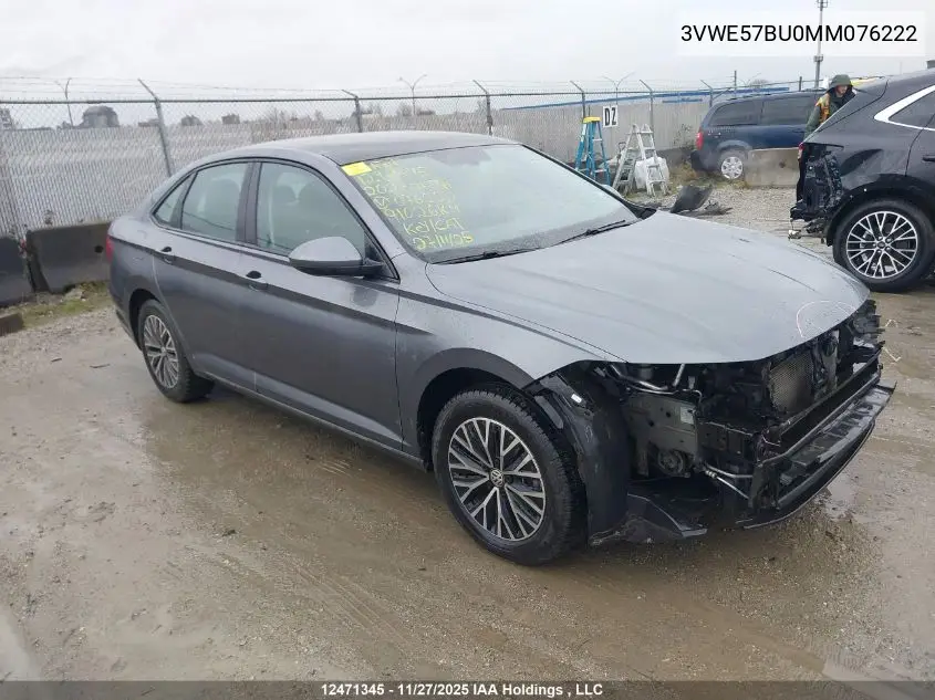 3VWE57BU0MM076222 2021 Volkswagen Jetta Highline