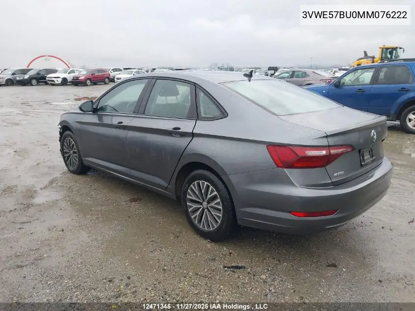 3VWE57BU0MM076222 2021 Volkswagen Jetta Highline