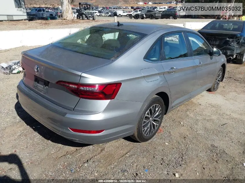 3VWC57BU0MM035032 2021 Volkswagen Jetta 1.4T R-Line/1.4T S/1.4T Se