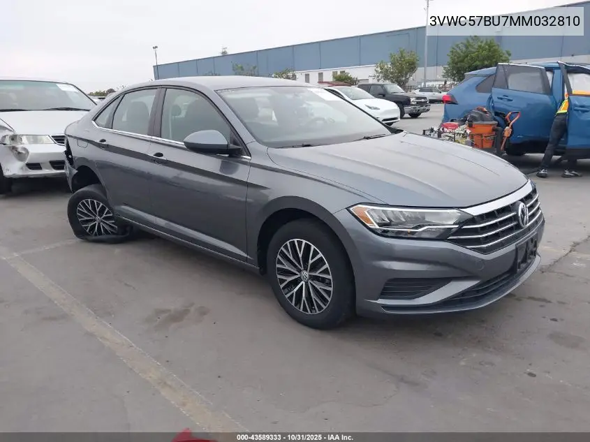 3VWC57BU7MM032810 2021 Volkswagen Jetta 1.4T R-Line/1.4T S/1.4T Se