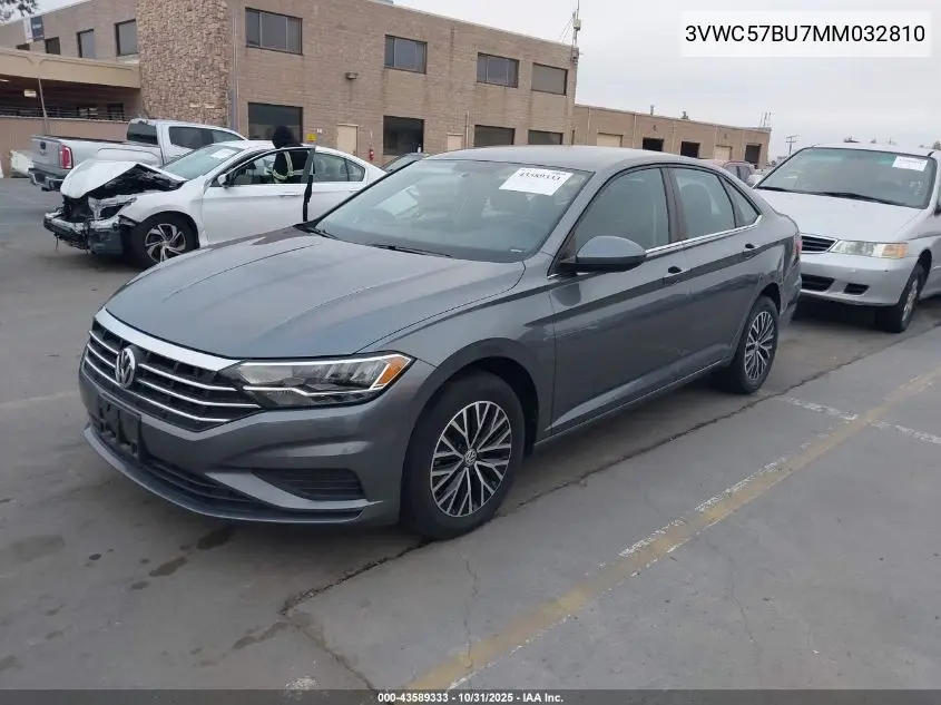 3VWC57BU7MM032810 2021 Volkswagen Jetta 1.4T R-Line/1.4T S/1.4T Se