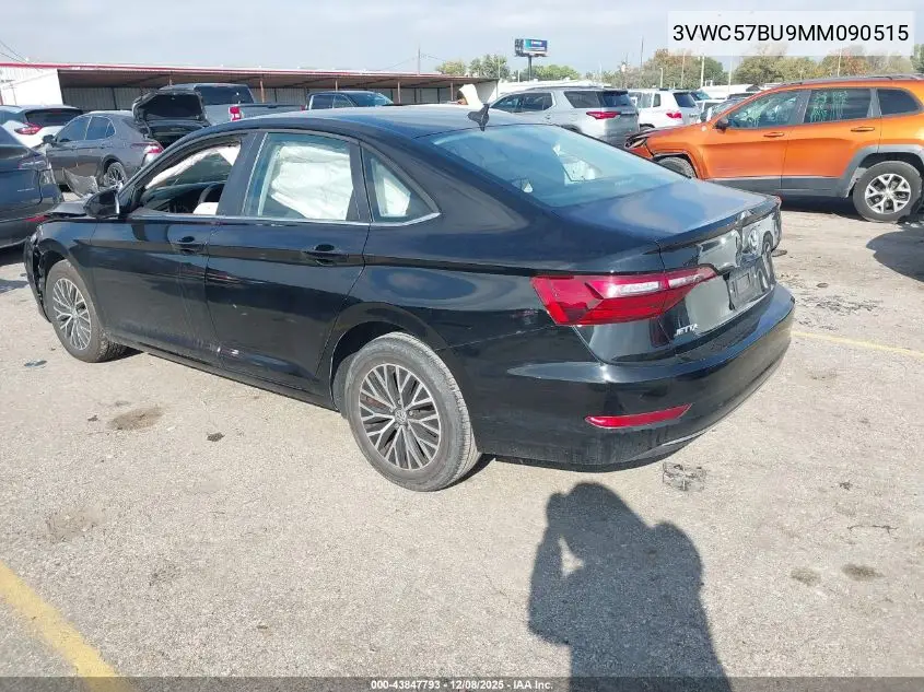 3VWC57BU9MM090515 2021 Volkswagen Jetta 1.4T R-Line/1.4T S/1.4T Se