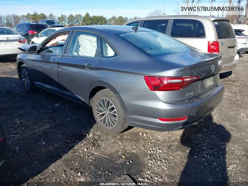 3VWC57BU5MM038766 2021 Volkswagen Jetta 1.4T R-Line/1.4T S/1.4T Se