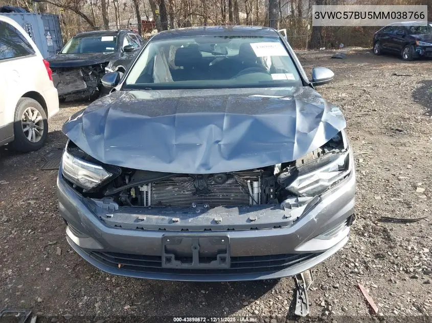 3VWC57BU5MM038766 2021 Volkswagen Jetta 1.4T R-Line/1.4T S/1.4T Se