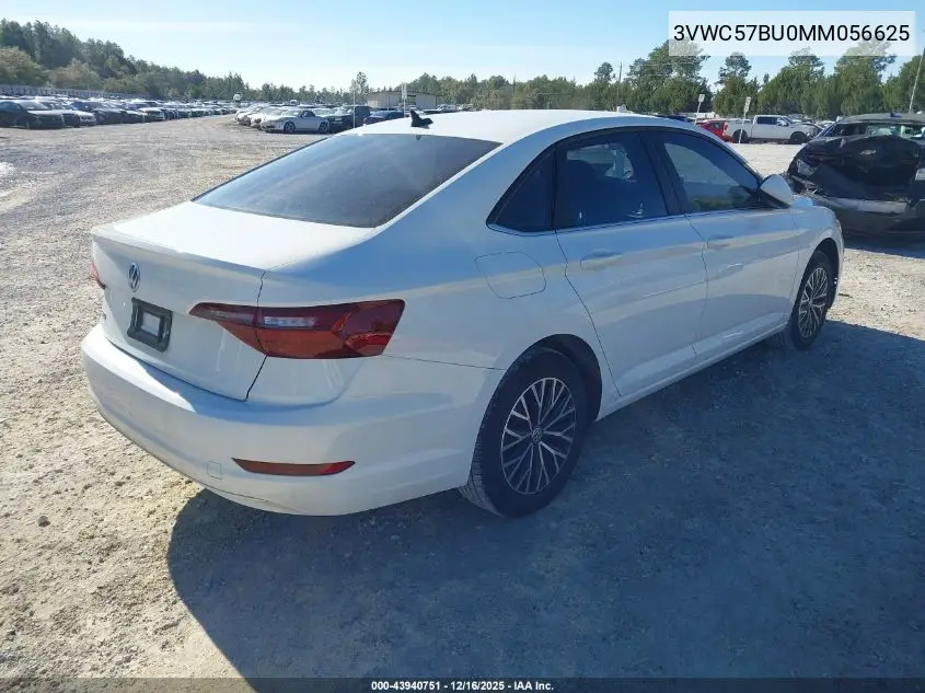 3VWC57BU0MM056625 2021 Volkswagen Jetta 1.4T R-Line/1.4T S/1.4T Se