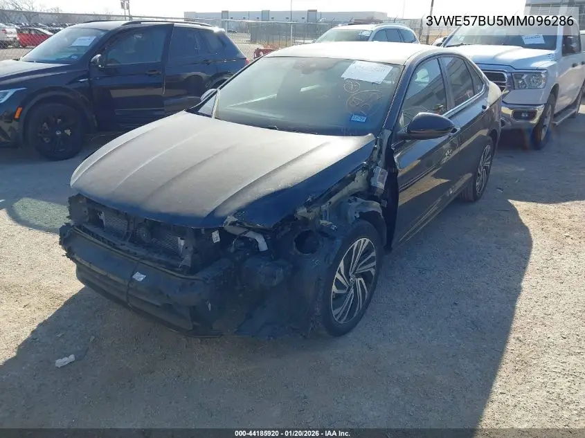 3VWE57BU5MM096286 2021 Volkswagen Jetta 1.4T Sel