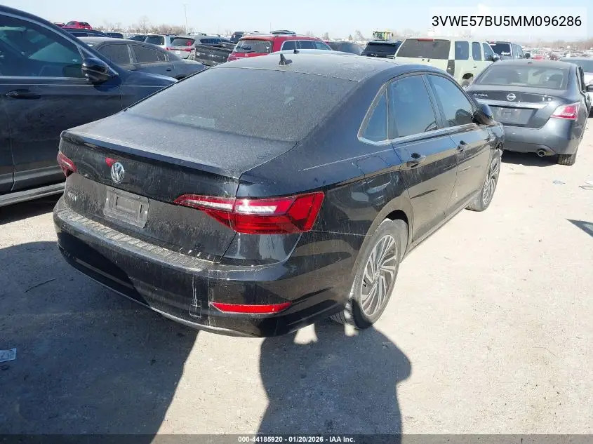 3VWE57BU5MM096286 2021 Volkswagen Jetta 1.4T Sel