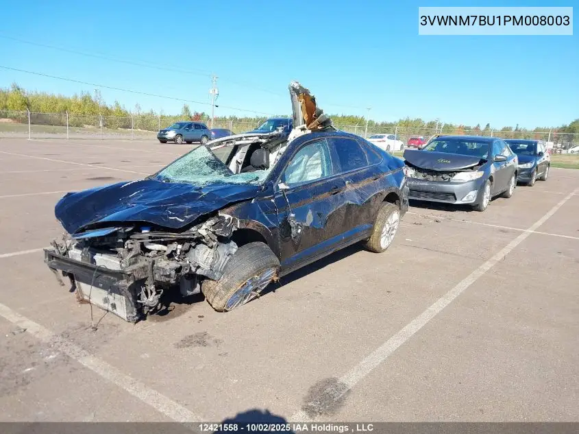 3VWNM7BU1PM008003 2023 Volkswagen Jetta Trendline
