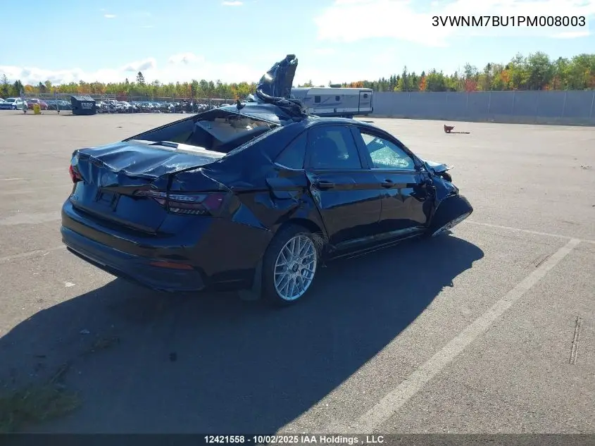 3VWNM7BU1PM008003 2023 Volkswagen Jetta Trendline