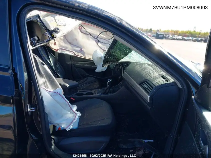 3VWNM7BU1PM008003 2023 Volkswagen Jetta Trendline