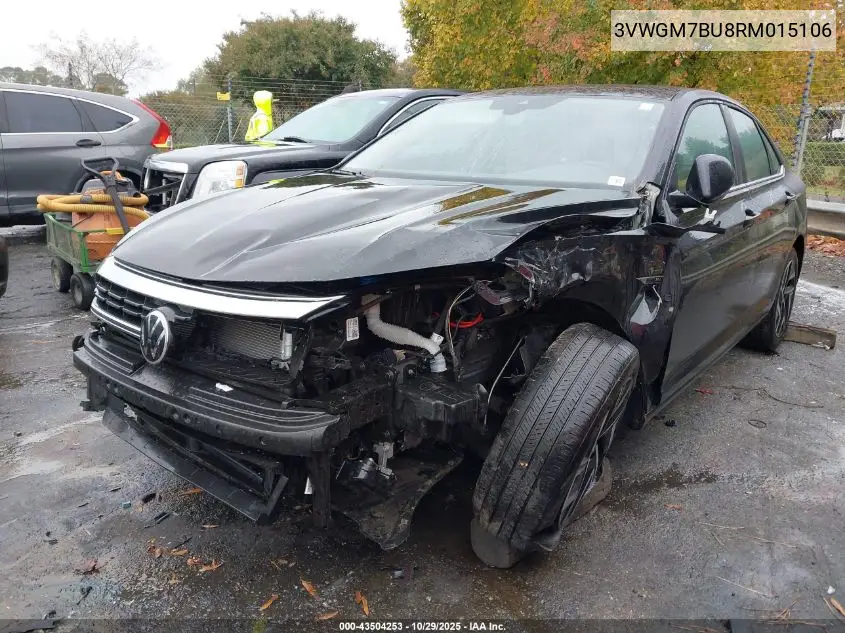 3VWGM7BU8RM015106 2024 Volkswagen Jetta 1.5T Sel