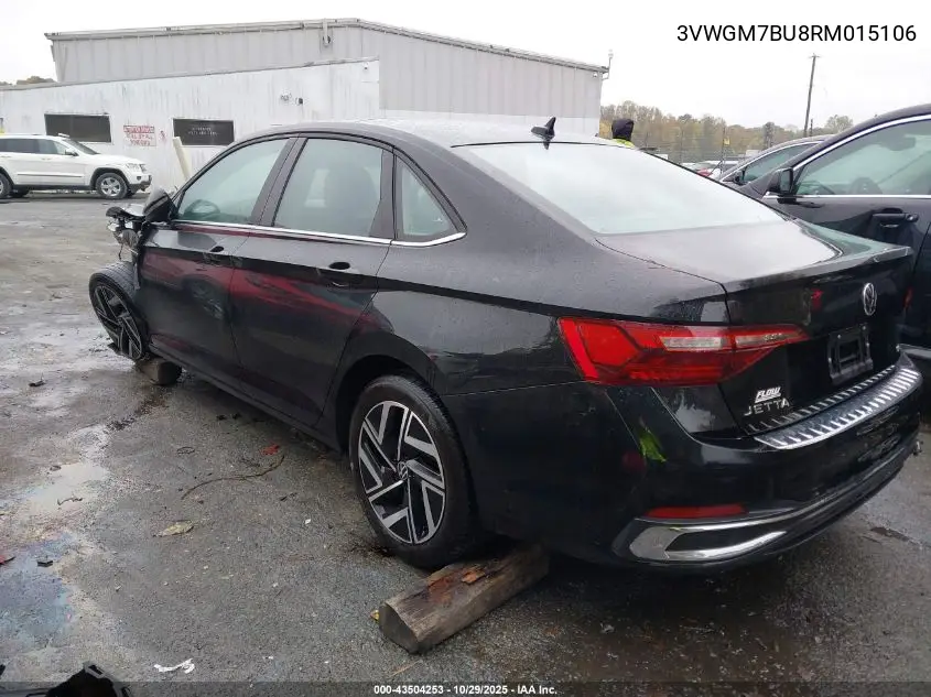 3VWGM7BU8RM015106 2024 Volkswagen Jetta 1.5T Sel