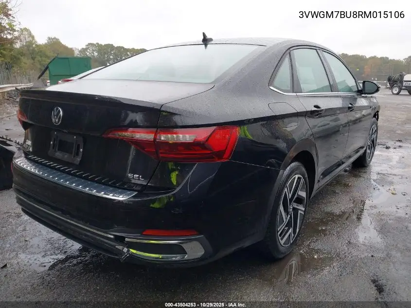 3VWGM7BU8RM015106 2024 Volkswagen Jetta 1.5T Sel