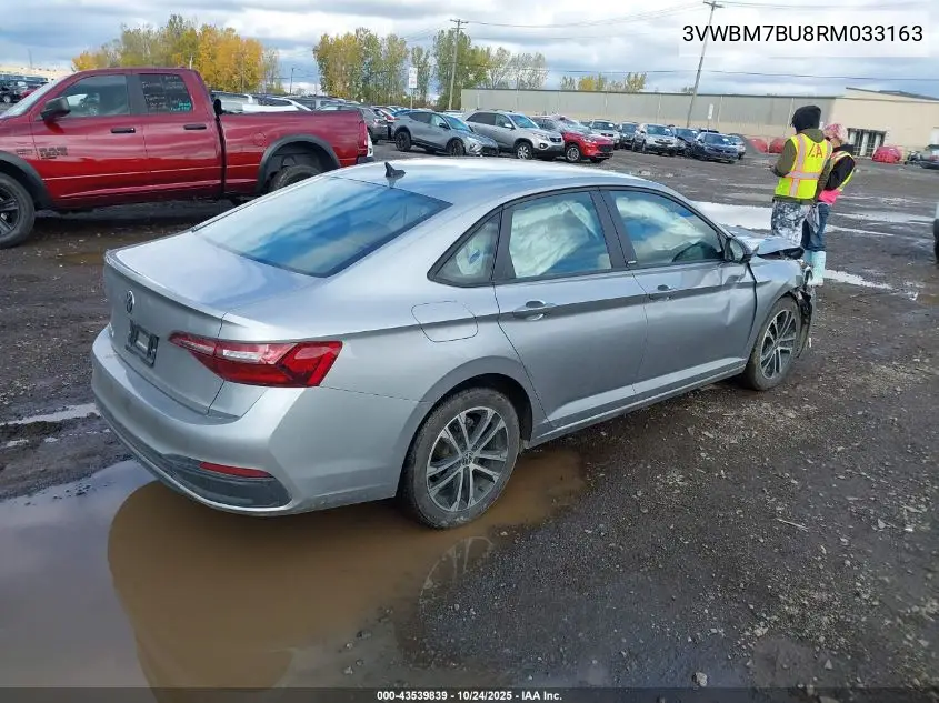 3VWBM7BU8RM033163 2024 Volkswagen Jetta 1.5T Sport