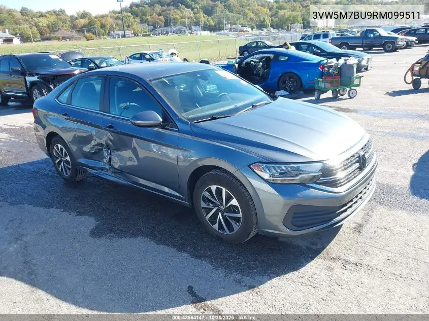 3VW5M7BU9RM099511 2024 Volkswagen Jetta 1.5T S