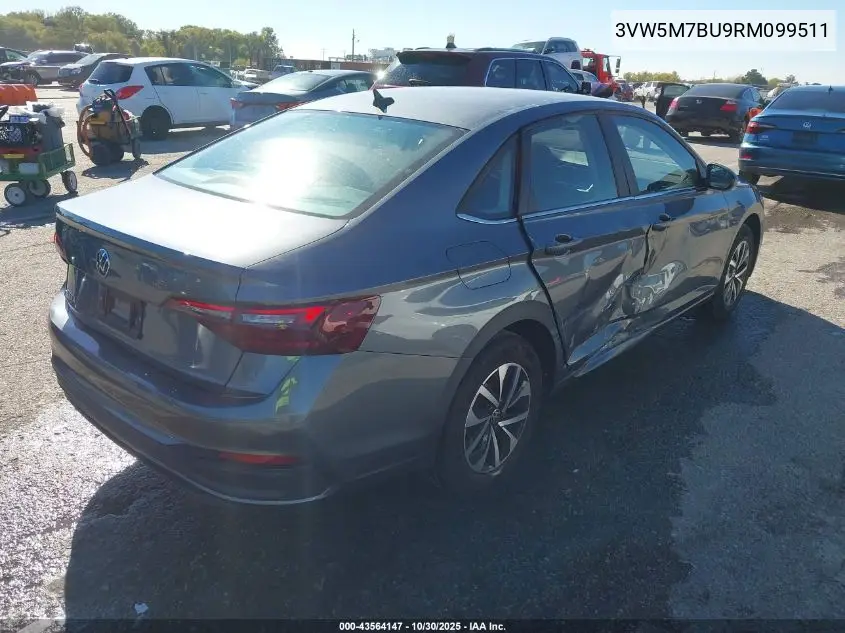 3VW5M7BU9RM099511 2024 Volkswagen Jetta 1.5T S