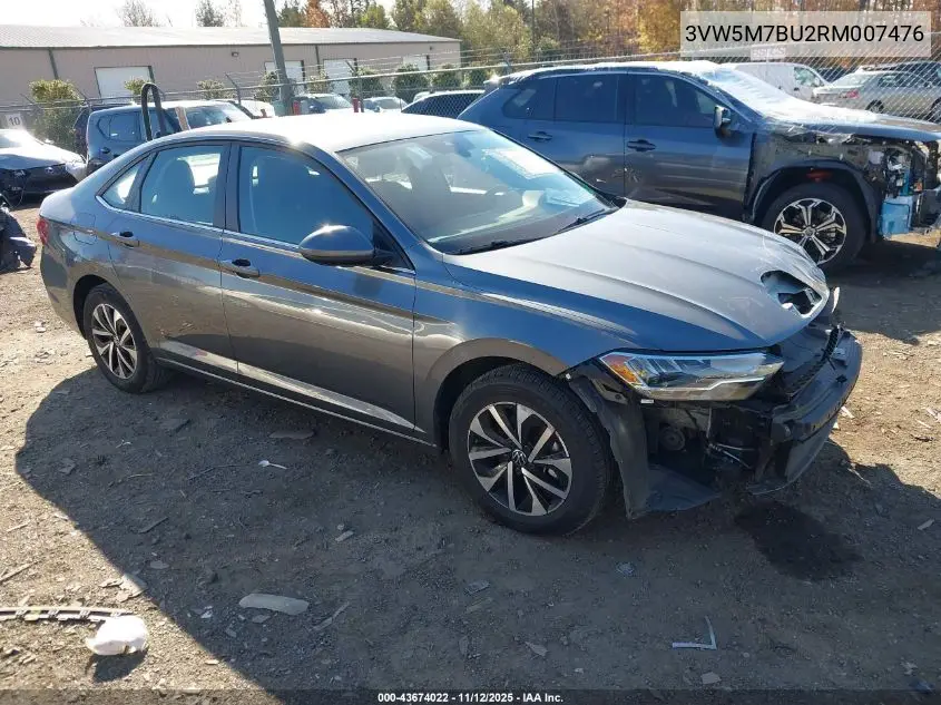 3VW5M7BU2RM007476 2024 Volkswagen Jetta 1.5T S