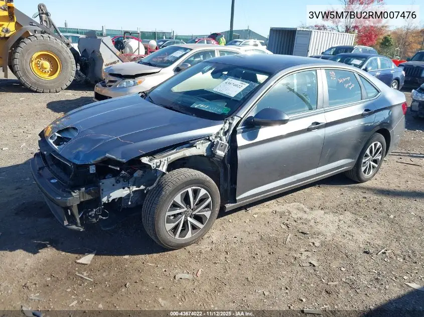 3VW5M7BU2RM007476 2024 Volkswagen Jetta 1.5T S