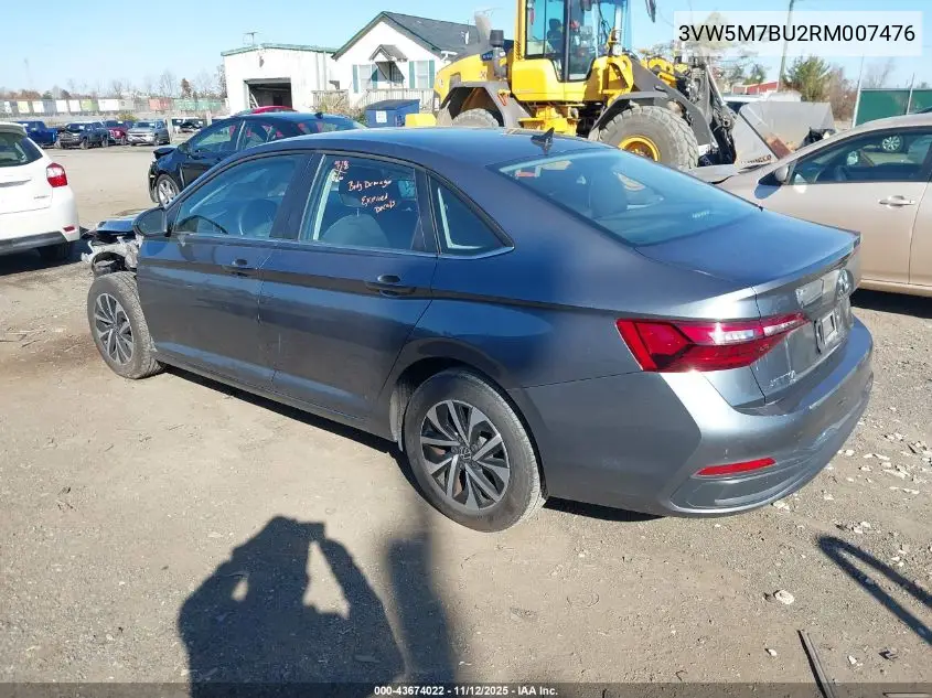 3VW5M7BU2RM007476 2024 Volkswagen Jetta 1.5T S
