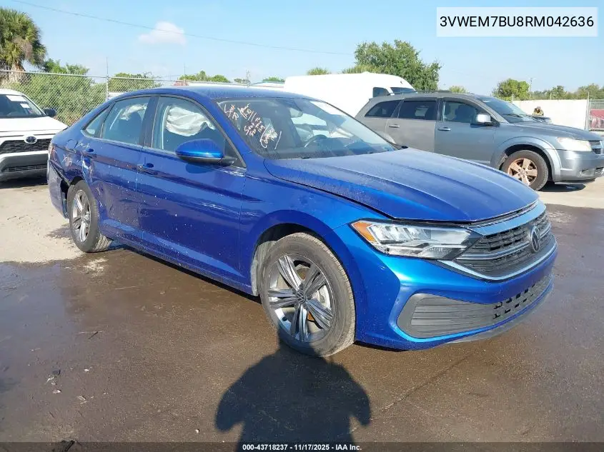 3VWEM7BU8RM042636 2024 Volkswagen Jetta 1.5T Se