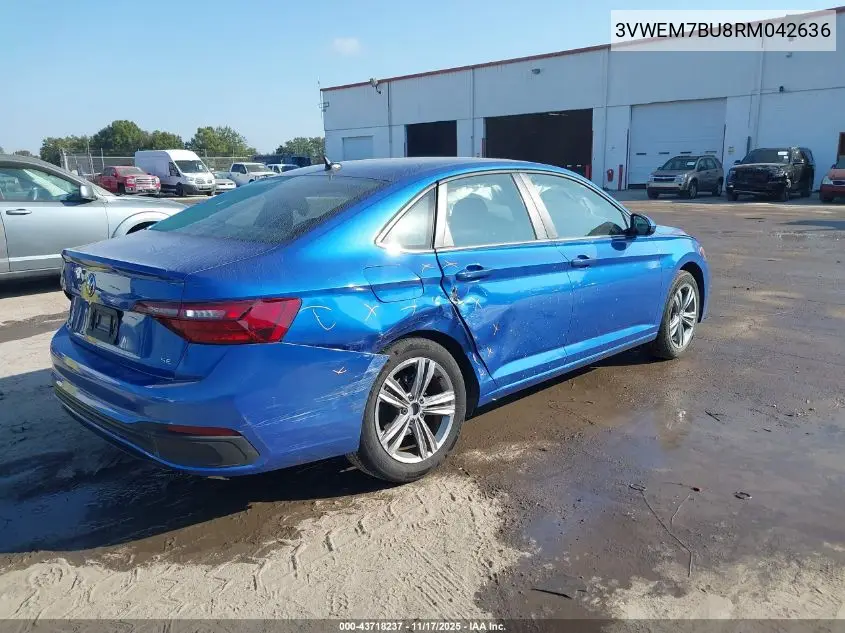 3VWEM7BU8RM042636 2024 Volkswagen Jetta 1.5T Se