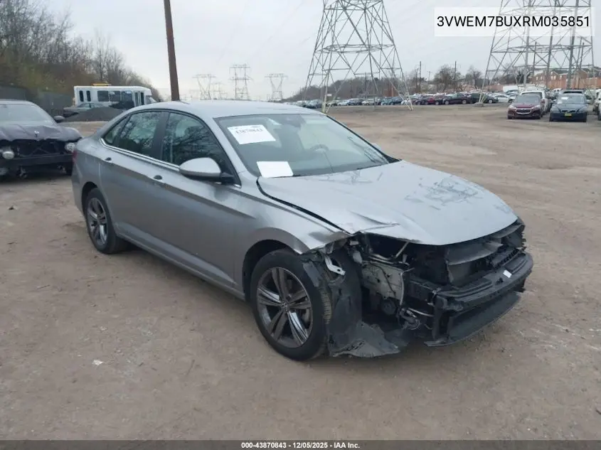 3VWEM7BUXRM035851 2024 Volkswagen Jetta 1.5T Se