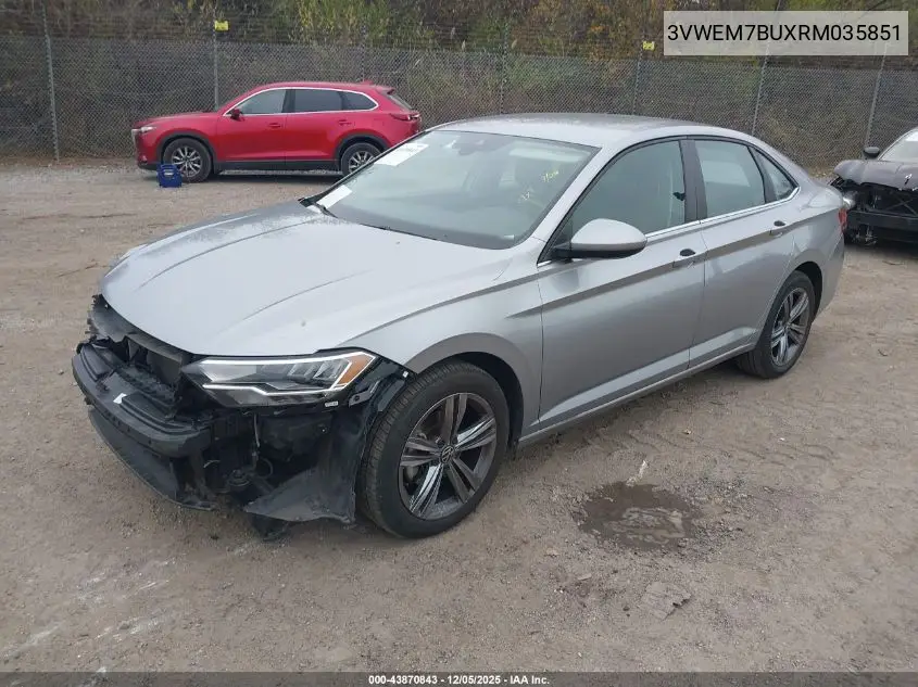 3VWEM7BUXRM035851 2024 Volkswagen Jetta 1.5T Se