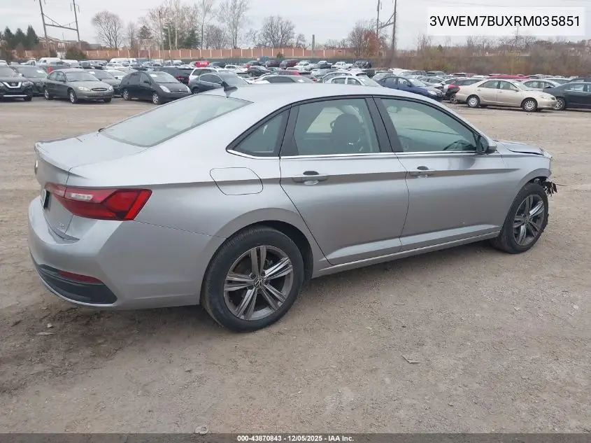 3VWEM7BUXRM035851 2024 Volkswagen Jetta 1.5T Se