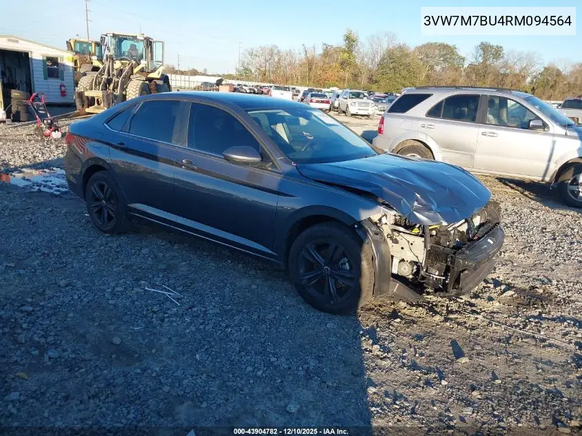 3VW7M7BU4RM094564 2024 Volkswagen Jetta 1.5T Se