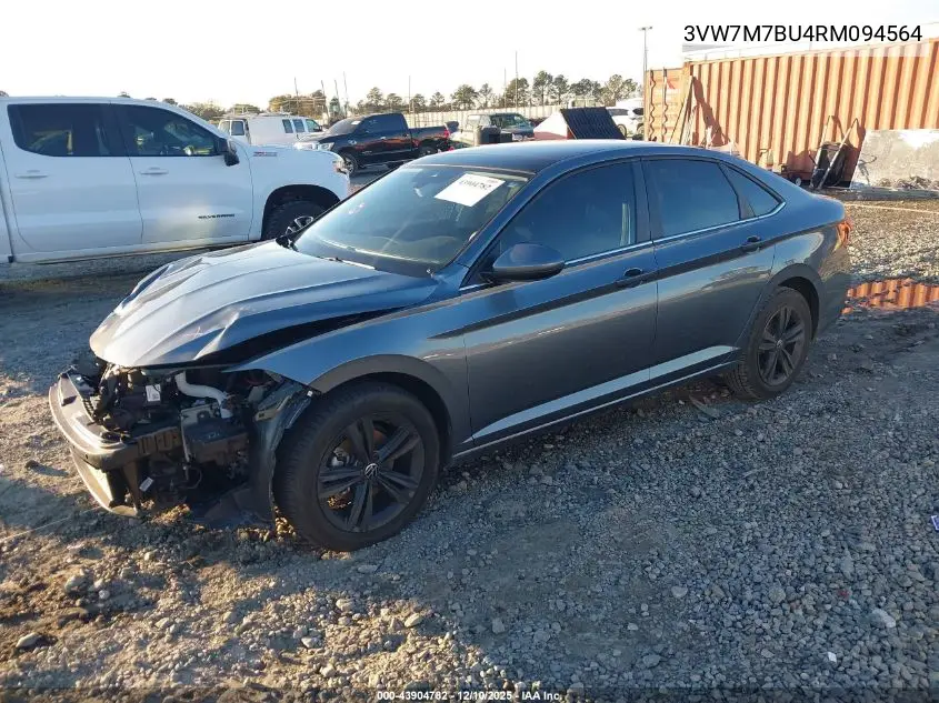 3VW7M7BU4RM094564 2024 Volkswagen Jetta 1.5T Se