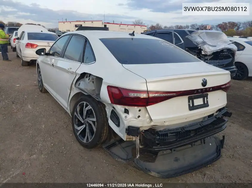 3VWGX7BU2SM080112 2025 Volkswagen Jetta
