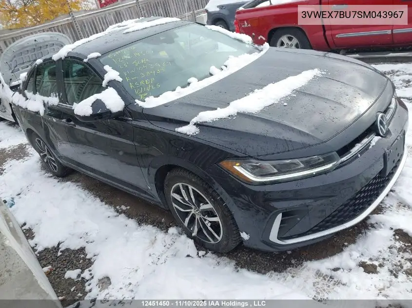 3VWEX7BU7SM043967 2025 Volkswagen Jetta Se