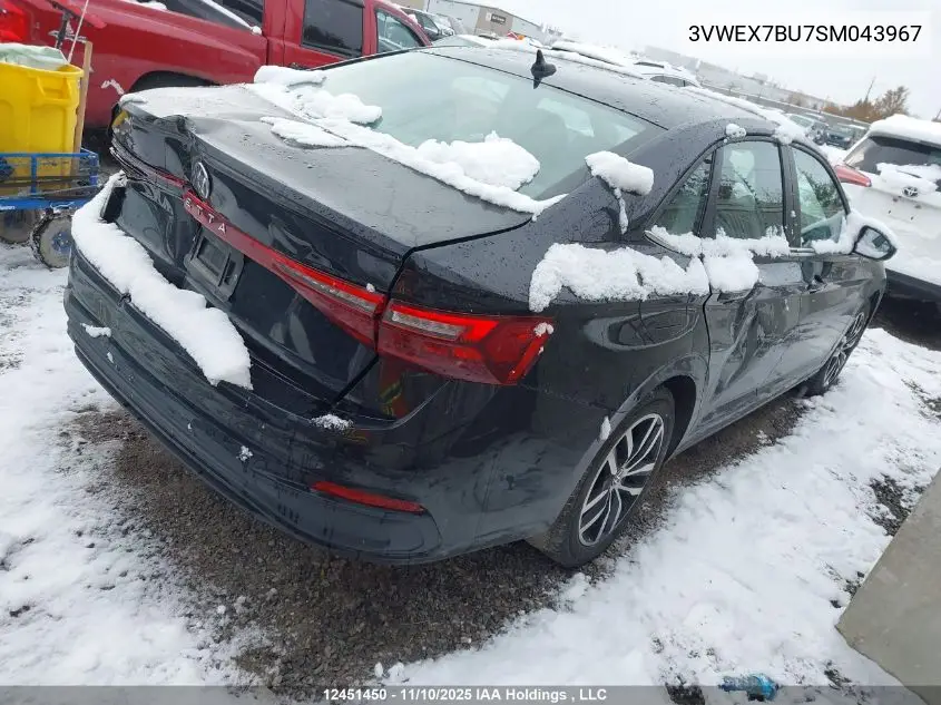 3VWEX7BU7SM043967 2025 Volkswagen Jetta Se