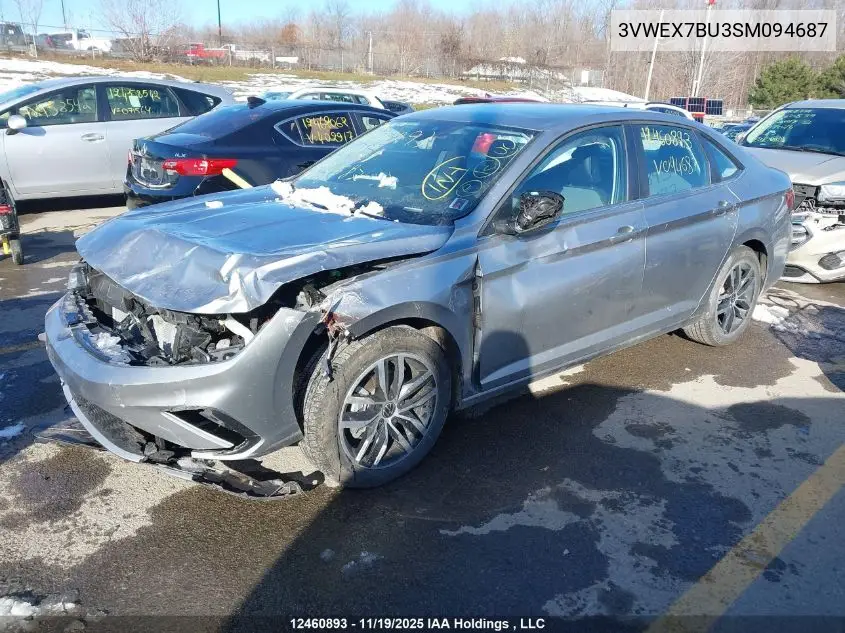 3VWEX7BU3SM094687 2025 Volkswagen Jetta Se