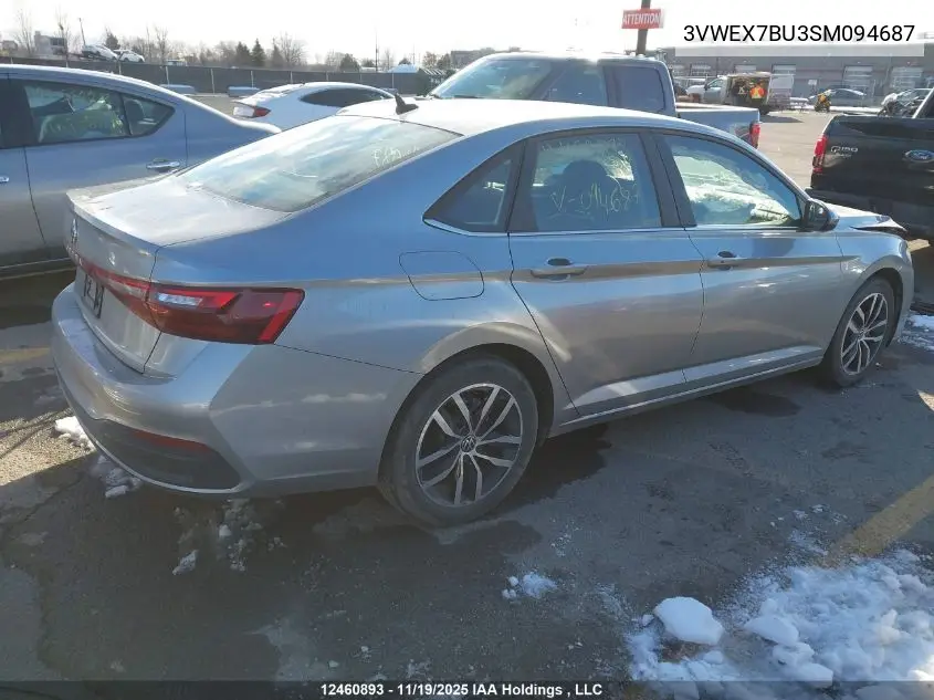 3VWEX7BU3SM094687 2025 Volkswagen Jetta Se