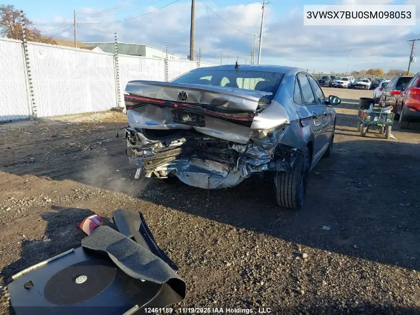 3VWSX7BU0SM098053 2025 Volkswagen Jetta Comfortline