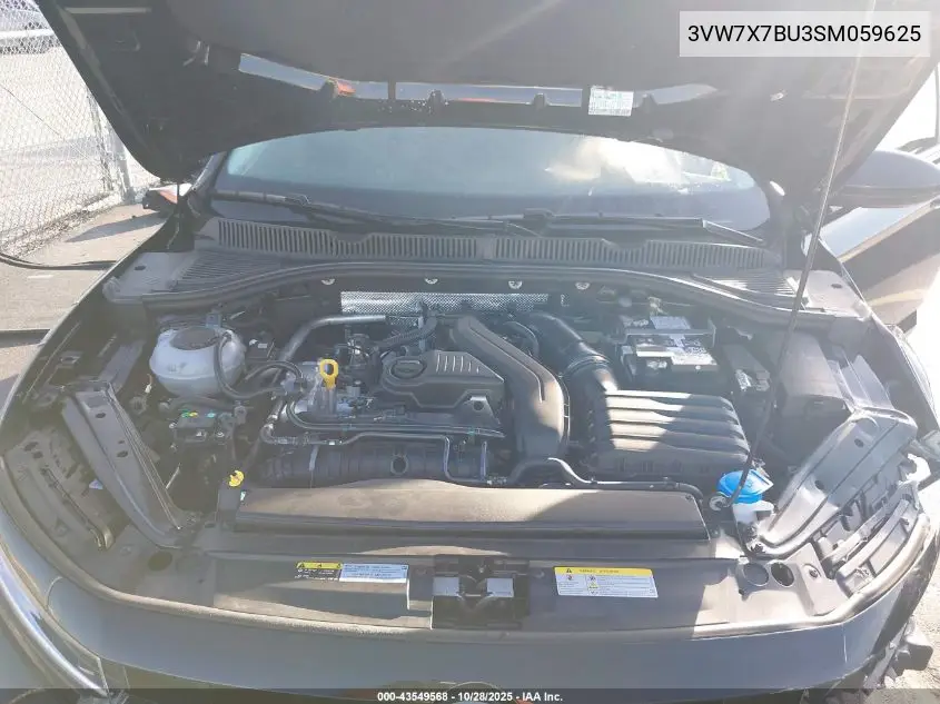 3VW7X7BU3SM059625 2025 Volkswagen Jetta 1.5T Se
