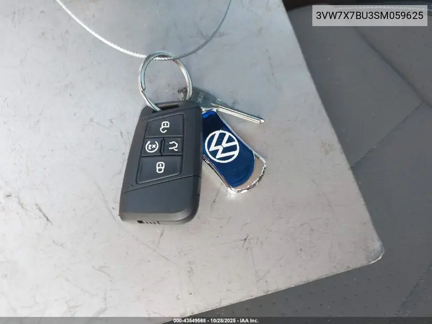 3VW7X7BU3SM059625 2025 Volkswagen Jetta 1.5T Se