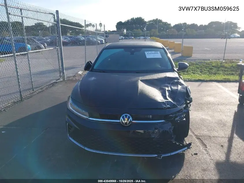 3VW7X7BU3SM059625 2025 Volkswagen Jetta 1.5T Se
