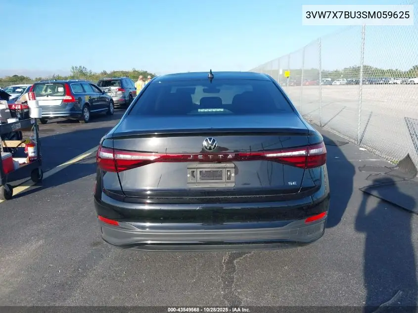 3VW7X7BU3SM059625 2025 Volkswagen Jetta 1.5T Se