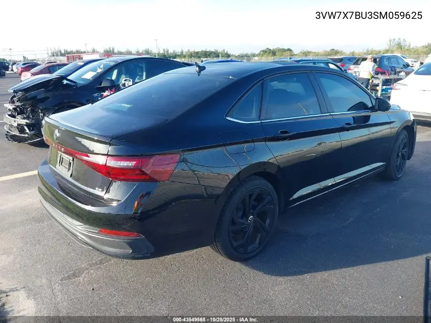 3VW7X7BU3SM059625 2025 Volkswagen Jetta 1.5T Se